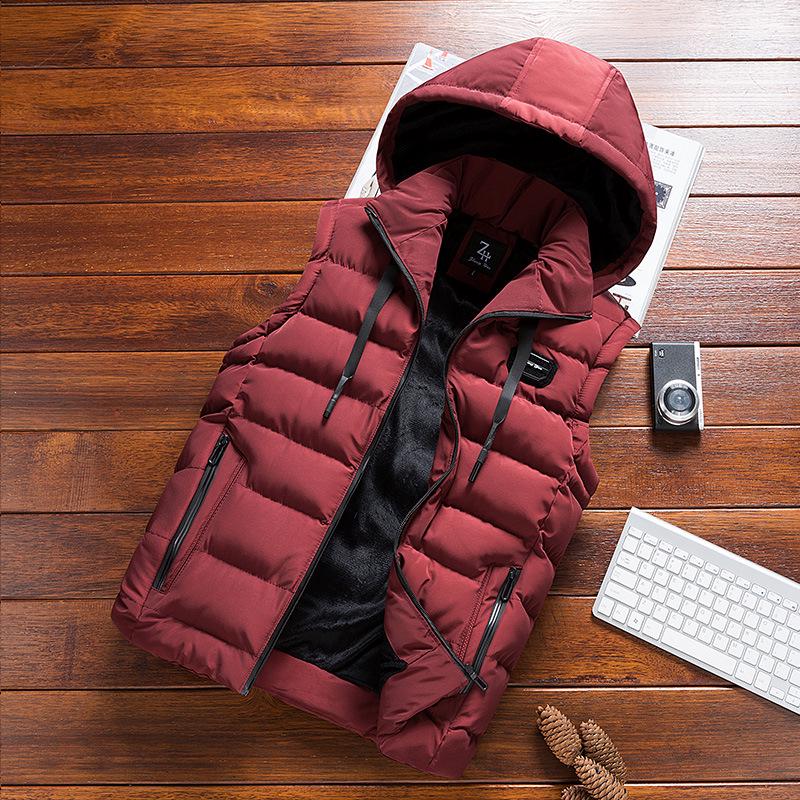 Gilet matelassé en coton style coréen pour homme - Mode Printemps, Automne, Hiver