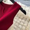 High-end Knitted Splicing Irregular Mesh Dress Women's Summer French Waist and Thin Temperament Sleeveless Long Dress