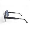 Excellent CHANEL Sunglasses COCO Mark Round Matt Black Women 08841 Used