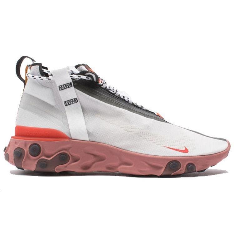 New Nike React Runner Mid Wr Ispa White Light Crimson AT3143-100