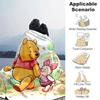 1pc Cartoon Winnie The Pooh And Piglet Blanket, Soft Warm Throw Blankets For Bed Couch Sofa, Home Decor Gift For Friends and Family, All Sea