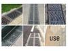 Cast Iron Rectangular Drain Grate Cover for Sewers and Rainwater Ditches