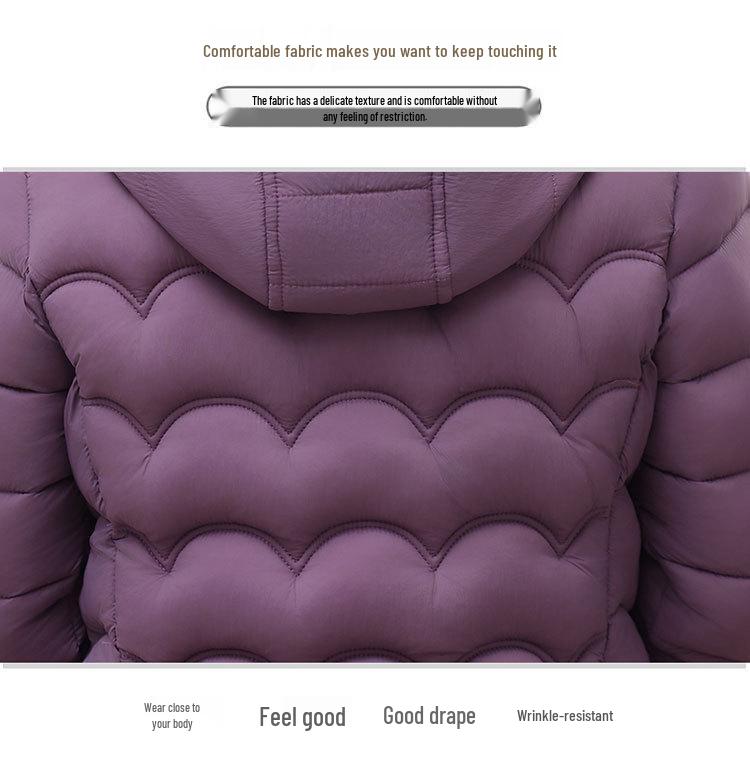 Damska Krótka Kurtka Puchowa - Lekka, Pogrubiona, Ciepła, Bawełniana Kurtka w Stylu Koreańskim