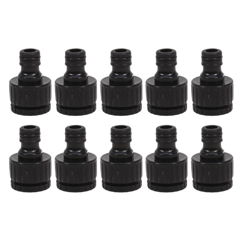 10pcs Hose Faucet Quick Connector Threaded Adapter For Garden Irrigation Thread Adapter PP Faucet Connect The Washing Machine