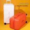 Durable Extra-Large Rolling Suitcase with Combination Lock for Students & Travelers