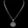 Jewish Israel Star of David GUARDIANSHIP Necklace Women Men Stainless Steel Eye of Providence Judaica Hexagram Chain Jewelry