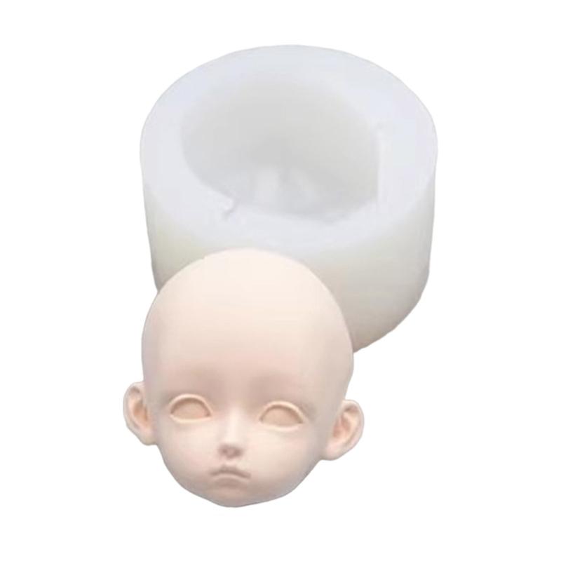 Forma silikonowa do twarzy lalki, forma do fondantów, czekolady, formy do gliny, mydła DIY, lekkie narzędzia do dekoracji tortów, forma do pieczenia