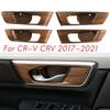 Wood Grain ABS Interior Door Handle Cover Set for Honda