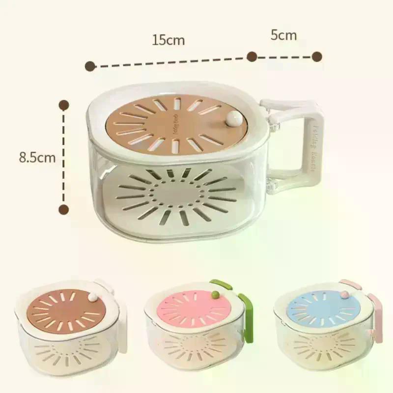 High Capacity Draining Basket Featuring Cute Fruit Storage and Telescoping Water Filter; Robust Veggie Wash Tub with Lid