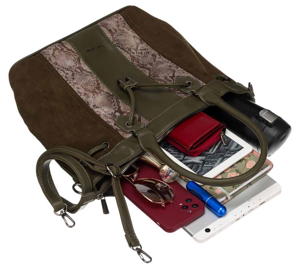 Women's Handbag 6885-5 KHAKI