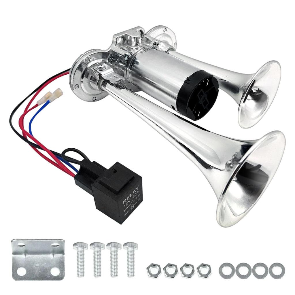 Optimister Horn Car Yankee Horn Horn Button Alpha Horn Arena Horn Horn Air Type Integrated Air Compressor Loud 12V Built-in