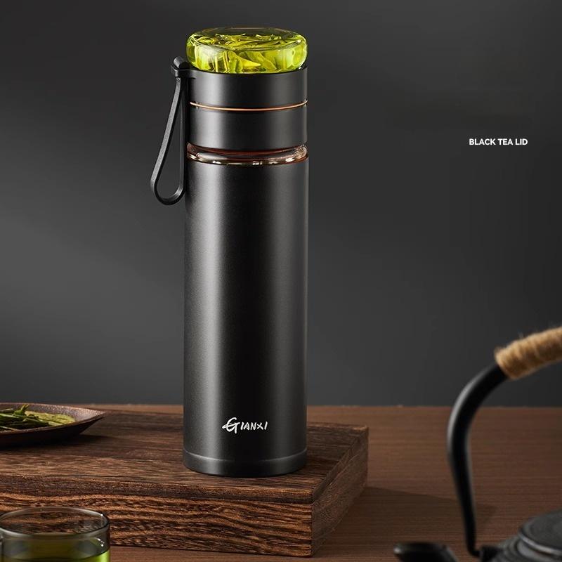 Kontorsaffärsstil Glas Termosmugg Te Separations Termosflaska Termosmugg Vakuumflaska Teset Tekopp