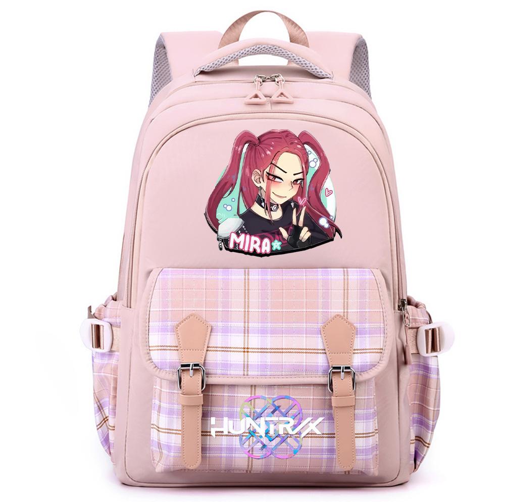 Anime Cartoon K-Pop Printed Large Capacity Backpack for Teenger Student Girl Boy Schoolbag Bookbag Women Waterproof Travel Bag Mochila Kid Gift