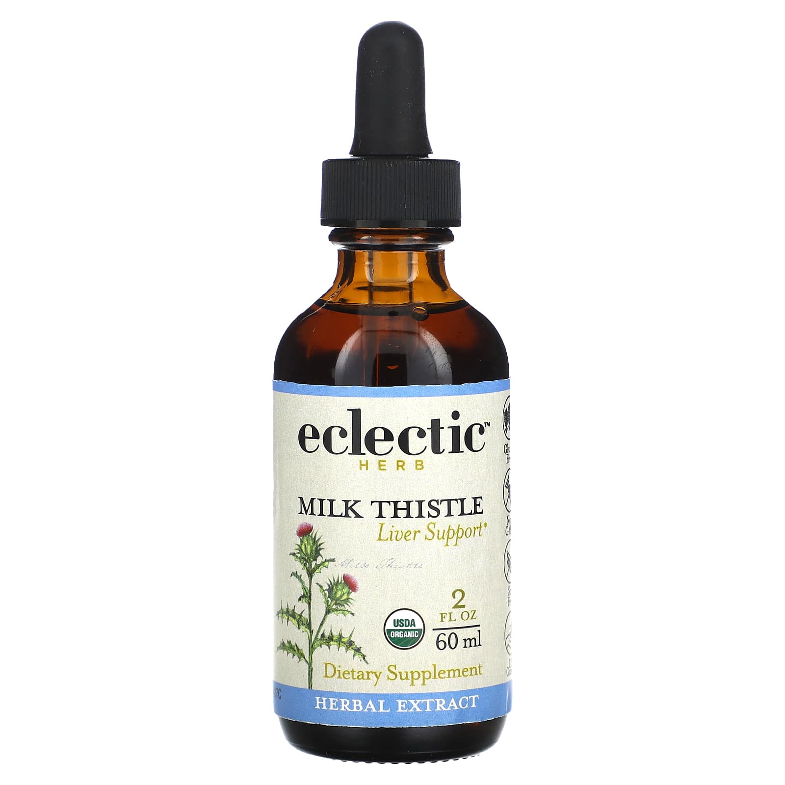 

Eclectic Herb, екстракт розторопші, 2 рідких унції (60 мл)