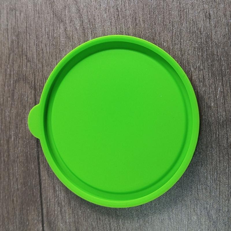 Multipurpose Silicone Jar Lid 4Pcs Set Airtight Glass Dessert Custard Cup Covers For Food Preservations And Organization