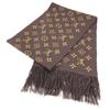 Louis Vuitton  MP2964 Virgil Abloh charpesLV friends fringe Scarf wool Brown