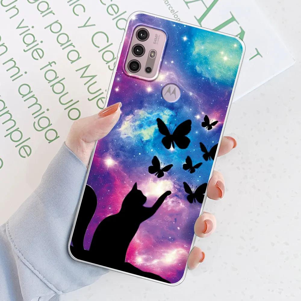 For Moto G10 Case Cover Funda For Moto G20 G30 Clear Soft Silicone Protect Phone Case For Motorola Moto G60 G60S Coque