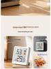 Smart Indoor Digital Thermometer & Hygrometer with High-Precision Display for Baby Room, Compatible with Mijia App