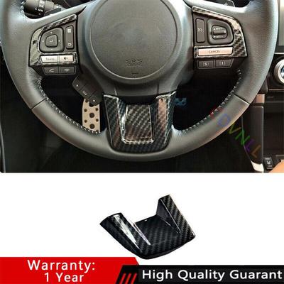 For Subaru Forester 2017-2018 ABS Carbon Fiber Steering Wheel U Type Cover Trim