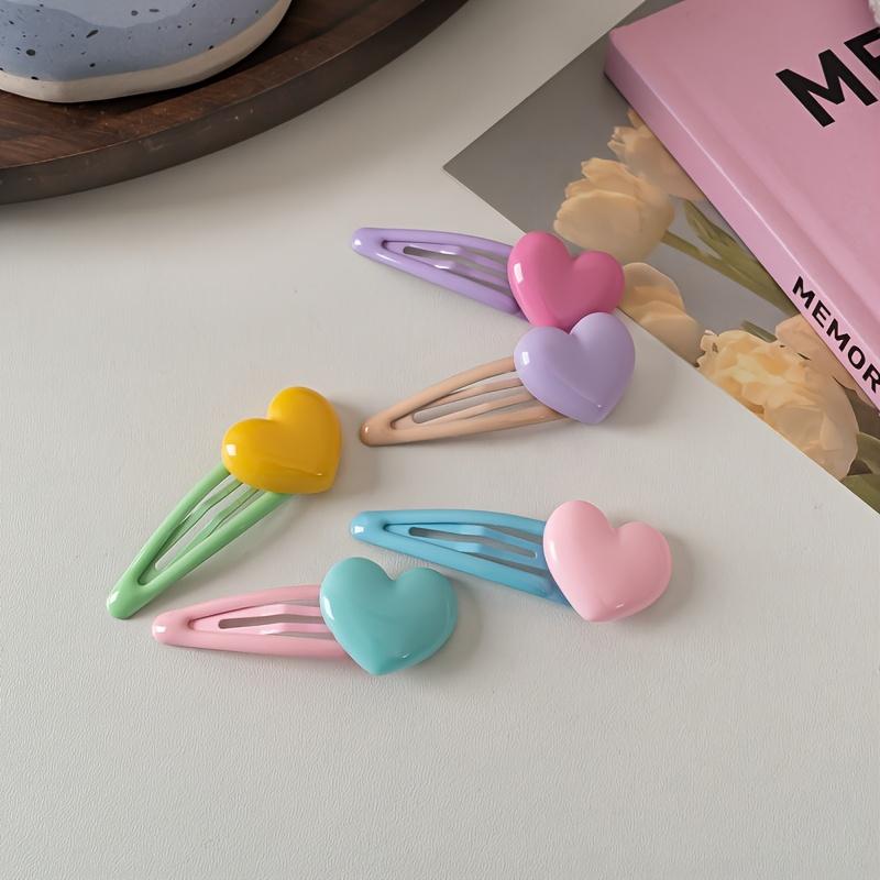 10pcs Summer Dopamine Colorful Mixed Hair Clips Barrettes Hair Accessories for Women