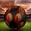 AC Milan Soccer Ball, colorful, suitable for all ages, machine-stitched, PVC material, competition grade, durable and high bounce