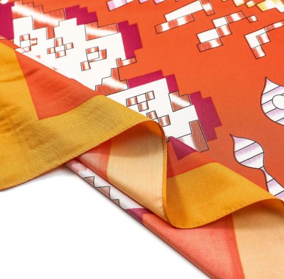 Luxury Brand Big Size Animal Print Scarf Women Square Twill Silk Scarf Flower And Horse Scarf Shawl Bandanas  130*130CM