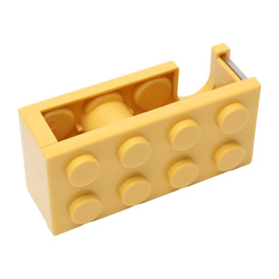 Toy Bricks Design Abdeckbandschneider, arbeitssparender Kunststoff-Aufbewahrungsorganisator, Klebebandhalter, Schulbedarf