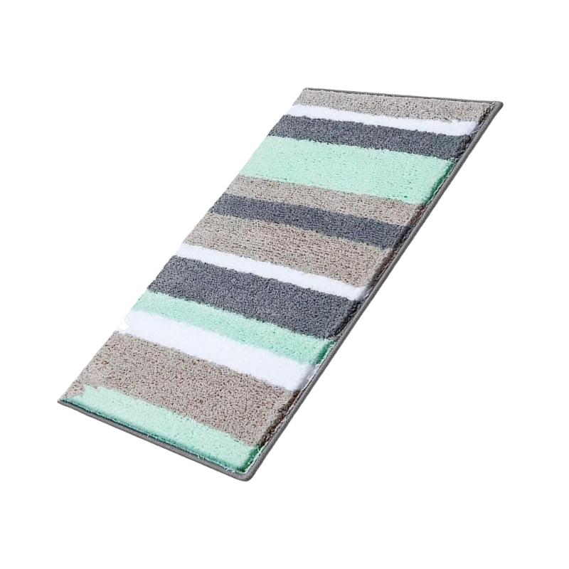 Plushes Flockeds NonSkid Bath Mats Fast Drying Water Absorbent Bathroom Carpet for Shower Floor