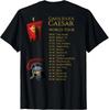 Roman Legion Eagle SPQR Julius Caesar World Tour T-Shirt 100% Cotton O-Neck Short Sleeve Summer Casual Mens T-shirt Size S-3XL