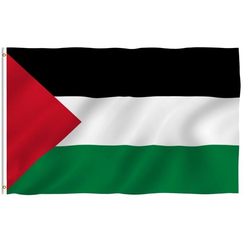 Flag Palestine Large 5 X 3 New  Sealed  Free Gaza Freedom Palestinian