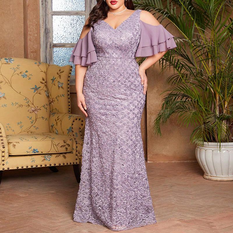 Robe de Soirée Sirène à Paillettes Haut de Gamme pour Femme - Style Socialite Amincissant
