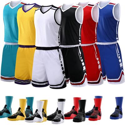 Basketball Jersey Sports Suit College Student Game Jersey Children'S Training Jersey Boys Summer Jersey Digital Printing