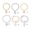 Eleagnt Hammered Crosses Necklace Stylish Chunky Crosses Necklace in Hammered Designs Women's Neck Chain Jewelry