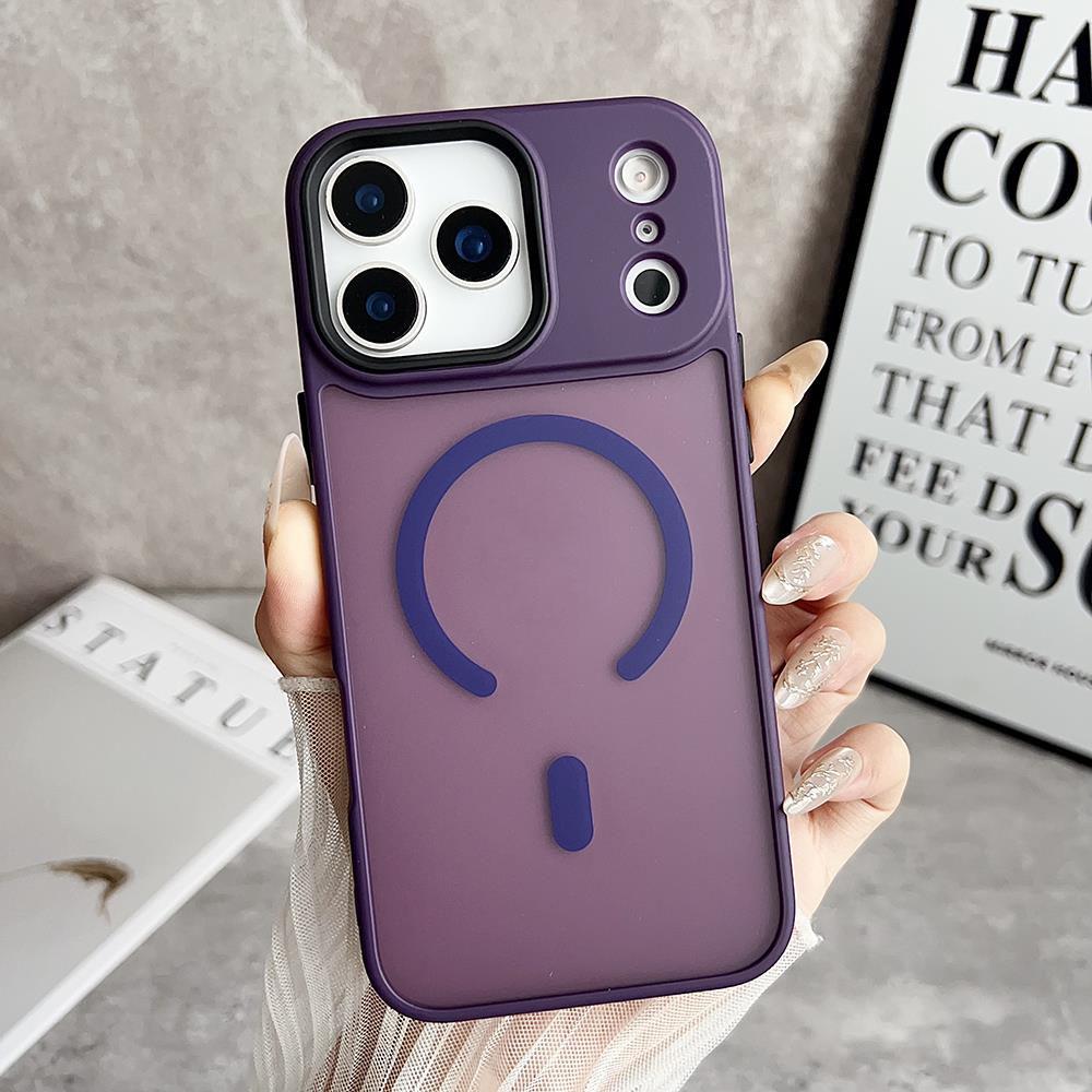 Magnetic Luxury Armor Shockproof Case For iPhone 17 Pro Max 17 Pro 17Air Matte Hard Cover