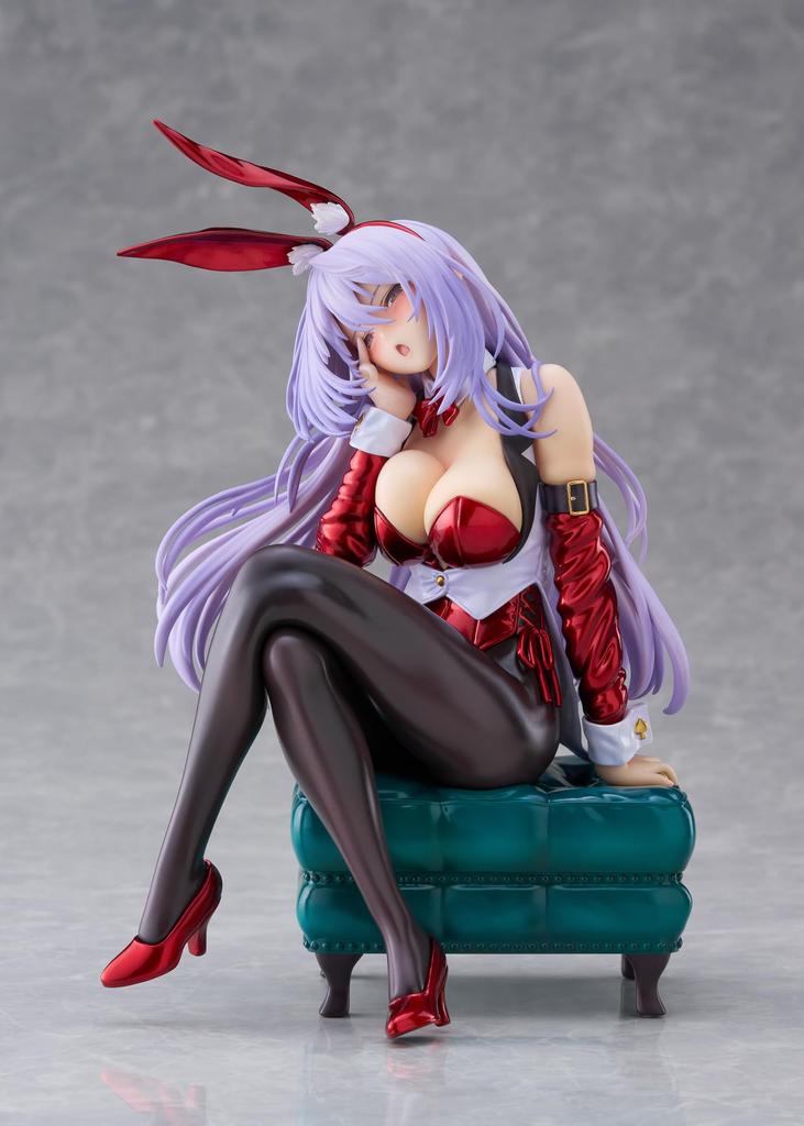 PLUMPMOA Shy Girlfriend Amakasa Bunny Ilustroval Piromizu Santa Bunny Scale PVC Malovaná kompletní figurka PF356 "Tsuru Style" (Vánoční barva) 1/7