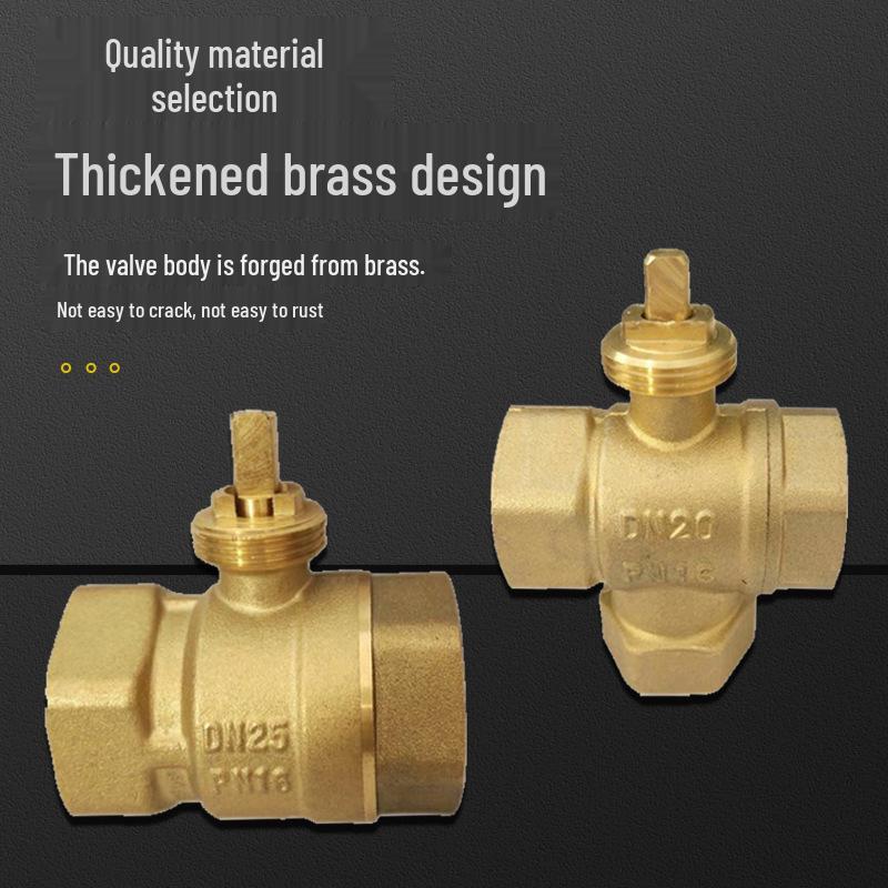 Miniature 220V Smart Electric Ball Valve for Air Conditioning Fan Coil Unit