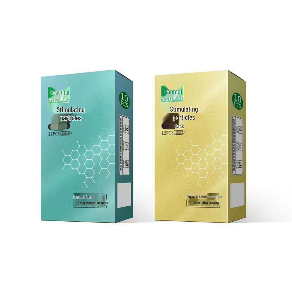 Jin Li Ya You Mei Thin Long Condoms 10-Pack, Large Oil Volume, Adult Use