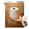 DIY Pearl and Diamond Painting Kit for Adults and Beginners Pearl Toilet Paper Art Sparkling Craft Home Wall Decor Handmade Gift