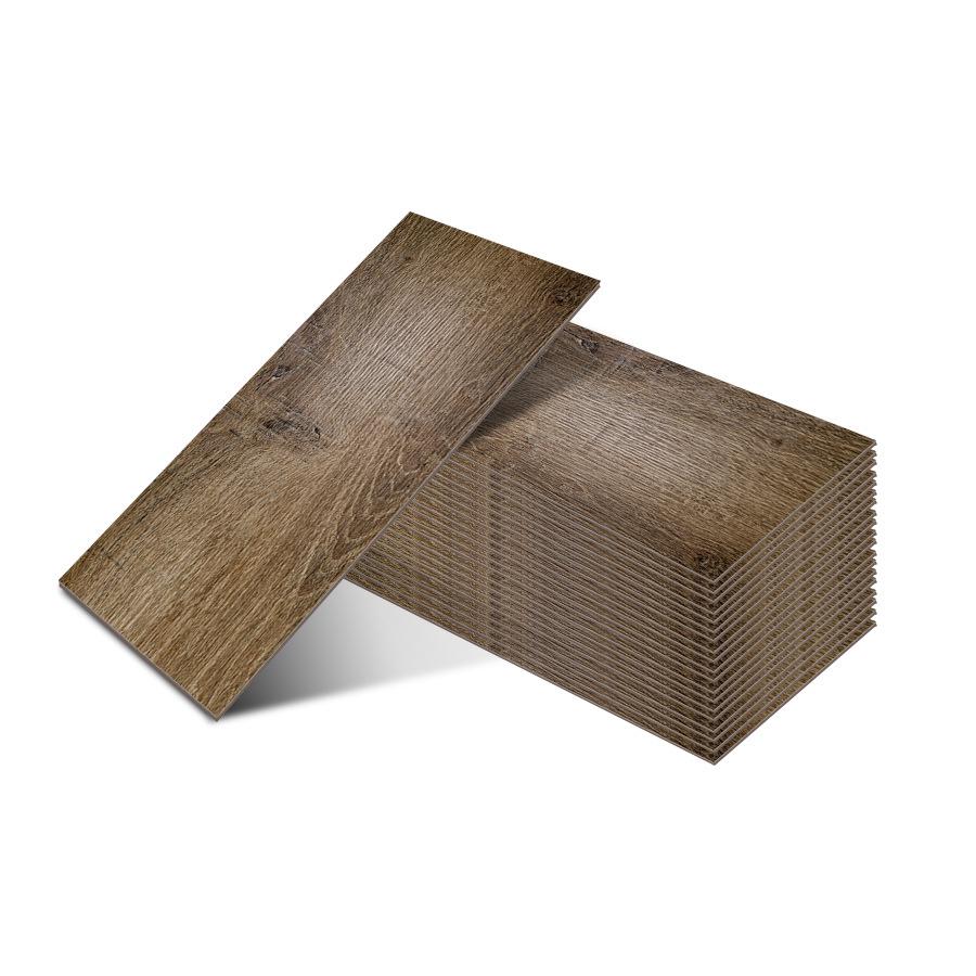 Selbstklebender Holzmaserung Wand- & Bodenaufkleber, 45CM: Langlebig, Einfach, Hochwertige Bürodekoration