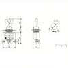 ETEN1122 15 Amp 250V For Toggle Switch Rocker SPST 3 Pin 3 Position On Off 12MM