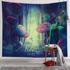 Mushroom Tapestry Wall Decor Boho Decor Psychedelic Hippie Boho Tapestry Decor Witchcraft Wall Covering Decor