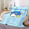 6 Sizes Tuxedo Sam Blanket Japanese Style Soft Flannel Throw Fluffy Bed Comfortable Home Four Season Warm Blanket Baby Gift