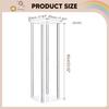 Acrylic Flower Stand Pillar Column Geometric Transparent Pedestal Tall Vase for Home