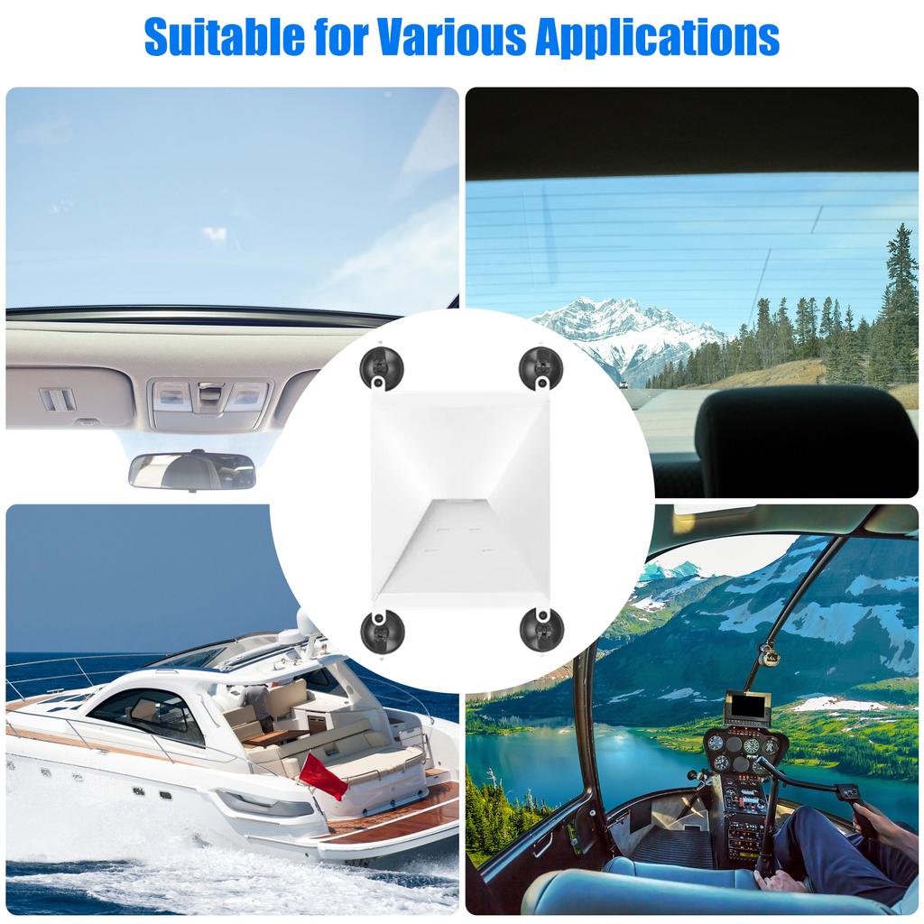 Car Sunroof Suction Cup Mount Replacement for    , Stainless Steel Mounting Kit Ensures Stable   Signal While Driving