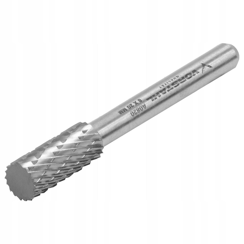 YG7 High-speed Carbide Milling Cutter, Cylindrical, Precise, 12x25mm, FI 6mm, Vorstahl