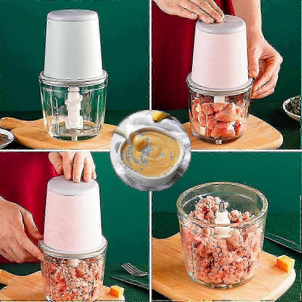 Compact Baby Food Blender, 300ml Mini Processor With Usb Charging, Portable Electric Chopper For Purees And Small Servings
