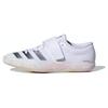 Adizero Cushioned Slip-Resistant Low-Top Training Shoes Unisex White Gray Sneakers ID7238