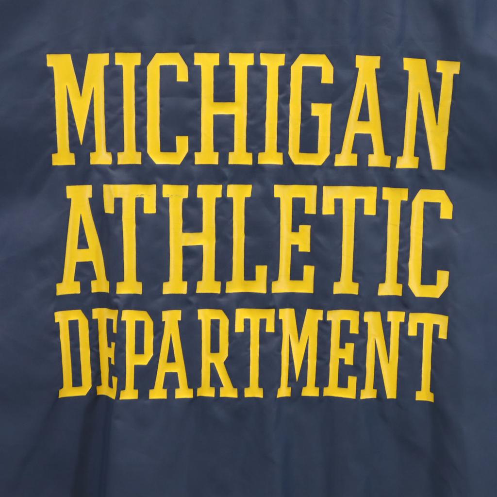 Nettlesis 80s Made in USA Vintage Michigan Coach jacket 2XL Navy Biggs Men's Used