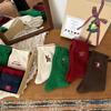 A Pair/A Box Warm Christmas Stockings Cute Design Winter Socks Mid-Calf Socks  Christmas Gifts