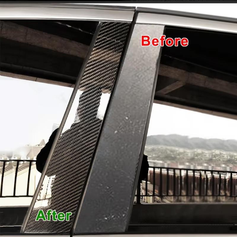For Hyundai Tucson 2015~ Parts B C Column Pillar Posts Door Sticker Decal Accessories Center pillar sticker